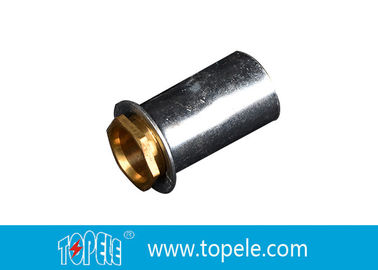 TOPELE 25 mm / 32 mm BS Acoplamento galvanizado de conduto elétrico com acoplador de latão