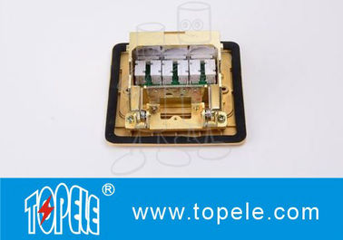 OEM Painel Quadrado Recipientes de cobre / GFCI Alumínio redondo de liga POP-up Tipo Socket de piso