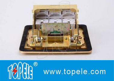 OEM Painel Quadrado Recipientes de cobre / GFCI Alumínio redondo de liga POP-up Tipo Socket de piso