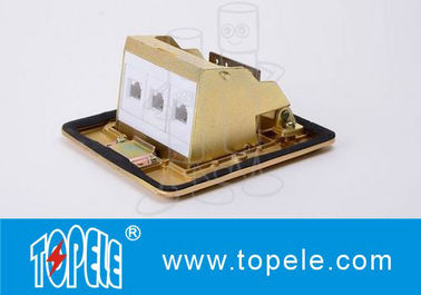 OEM Painel Quadrado Recipientes de cobre / GFCI Alumínio redondo de liga POP-up Tipo Socket de piso