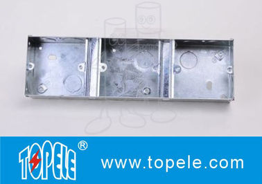 Caixa de tomada elétrica exterior de teto metálico cobre 1 + 1 + 1 Gang conduit