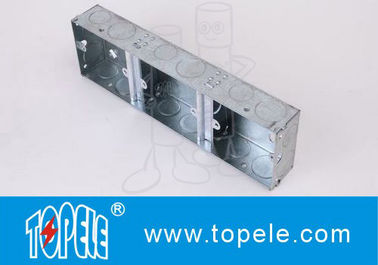 Caixa de tomada elétrica exterior de teto metálico cobre 1 + 1 + 1 Gang conduit
