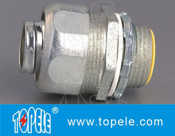 Conduto e acessórios flexíveis, conector firme de ferro líquido e maleável.