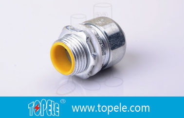 Conduto e acessórios flexíveis, conector firme de ferro líquido e maleável.