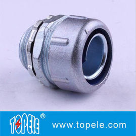 Conector flexível simples ∆ Conectores de conduta metálica flexíveis de zinco/alumínio de carga pesada, líquidos, retos e apertados