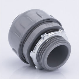 Fittings de condutos flexíveis retos não metálicos de PVC Conectores rígidos líquidos Homologação CUL