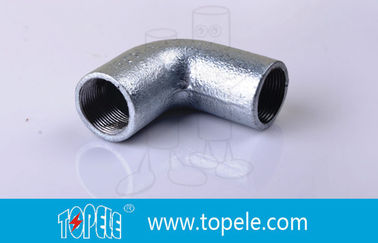 25 mm BS4568 Acessórios de conduta Ferro maleável Solid Cotovelo 90 graus Tubos dobrados