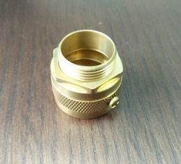 Máquina CNC conduto flexível e acessórios latão macho adaptador de mangueira conduto