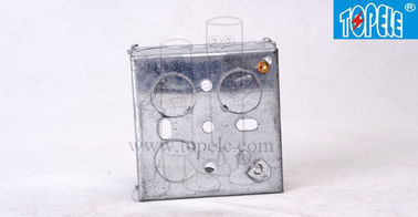 Caixas eléctricas de aço pré-galvanizadas e coberturas British Standard BS Box para interruptores