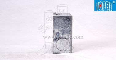 Caixas eléctricas de aço pré-galvanizadas e coberturas British Standard BS Box para interruptores