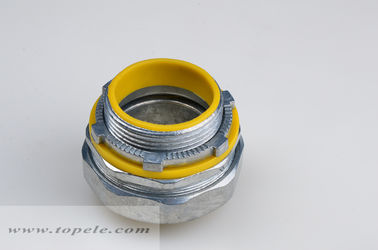 1/2 &quot; - 4&quot; de zinco líquido conector reto com junta amarela / azul