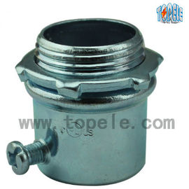 Conector de parafuso de conjunto de aço galvanizado para conduto EMT