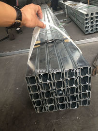 Canais unistrut de aço galvanizado a quente com sistema de suporte de conduta de cabo UL