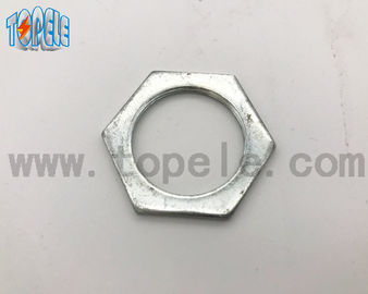 20MM / 25MM / 32MM BS Acessórios de tubos de condução padrão de aço Hexagon Locknut
