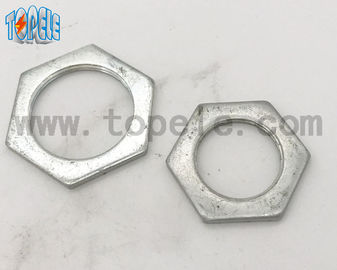 20MM / 25MM / 32MM BS Acessórios de tubos de condução padrão de aço Hexagon Locknut