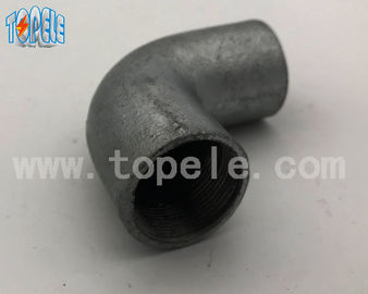 BS4568 20mm/25mm/32mm 90 graus de ferro fundido galvanizado maleável
