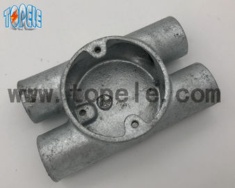 BS4568 Acessórios de condutas elétricas Twin Through Way H Caixa de ferro maleável 20 mm -32 mm