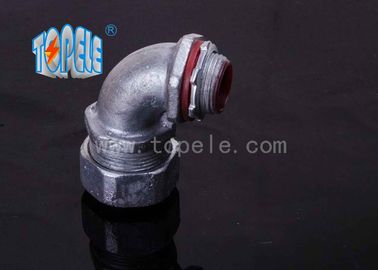 Conduto flexível e acessórios, conector de ângulo de 90 graus Ferro maleável