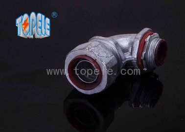 Conduto flexível e acessórios, conector de ângulo de 90 graus Ferro maleável