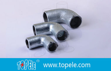 BS4568 Acessórios de conduta 25mm Ferro maleável Cotovelo sólido, 90 graus Tubos dobrados