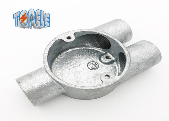 Caixas de ferro maleável BS4568 Conduto 20mm Ramo 3 Way / Y Way Box BS Conduit Box