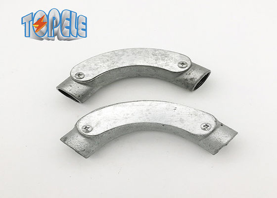 Certificado ISO BS4568 Conduto 20 mm 25 mm Cotovelo Ferro maleável Curva de inspeção