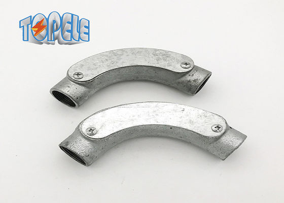 Certificado ISO BS4568 Conduto 20 mm 25 mm Cotovelo Ferro maleável Curva de inspeção