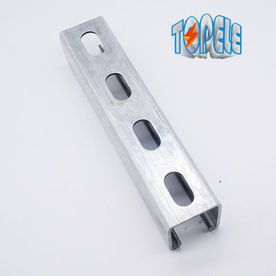 41*21 / 41*41 canal de apoio galvanizado de aço Unistrut canal de ranhuras