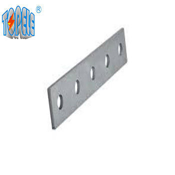 5 buracos em placas de empalme de aço carbono Unistrut canal C canal com buracos