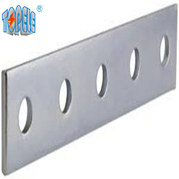 5 buracos em placas de empalme de aço carbono Unistrut canal C canal com buracos