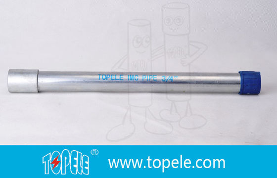 Conduto IMC galvanizado com roscas e acessórios 1/2'-4'