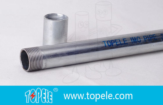 Conduto IMC galvanizado com roscas e acessórios 1/2'-4'