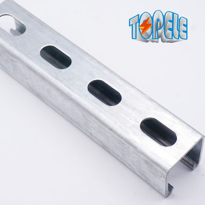 3mtr simples Unistrut Canal 41 X 41MM 41 X 21MM