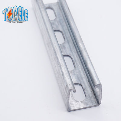 3mtr simples Unistrut Canal 41 X 41MM 41 X 21MM