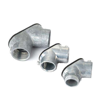 Conector de conduta de 1/2 polegada UL EMT puxar cotovelo