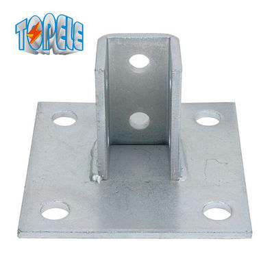 4 buracos, canal único, base de poste 13/32&quot;
