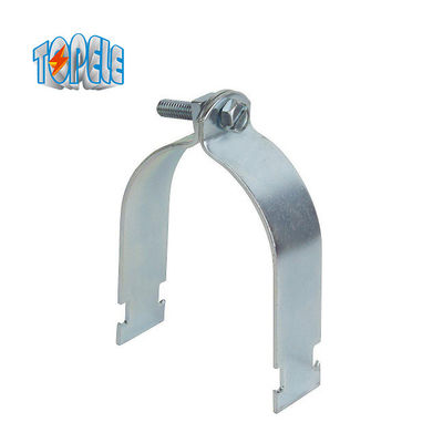 Clamps de tubos de aço unistrut de 25 mm eletró galvanizados