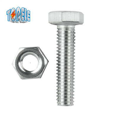 Ferro inoxidável galvanizado a quente 4,8 M2 Hex Bolto e Nozes