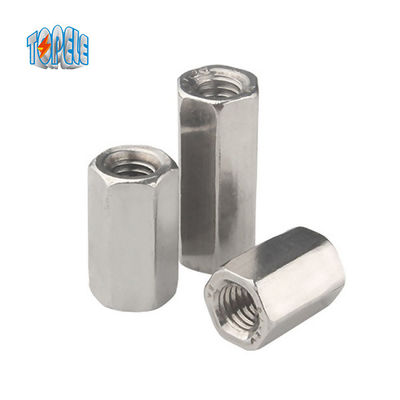 Nozes de acoplamento de hastes de aço inoxidável DIN Hex M6 M36