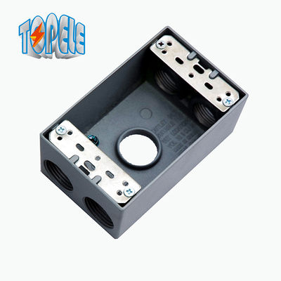 1 gang 3 buracos 3/4 polegadas IP67 resistente a intempéries caixas elétricas