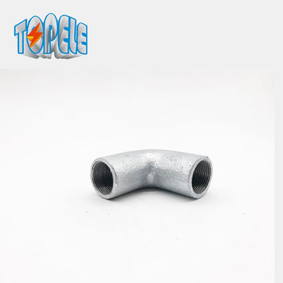 Bs Solid galvanizado 25 mm 90 graus Condução Cotovelo