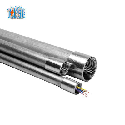 Tubo elétrico BS4568 galvanizado a quente com tampa de acoplamento