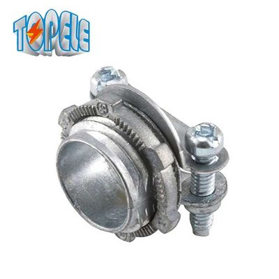 Conector tipo pinça de zinco OEM 3/4 " Romex Conector de cabo para fio de cabo
