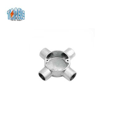 Caixa de junção elétrica de ferro maleável galvanizado 20 mm 25 mm