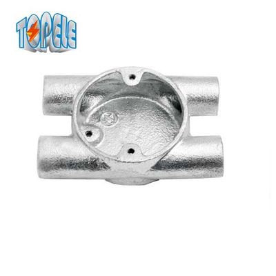Caixa de junção elétrica de ferro maleável galvanizado 20 mm 25 mm