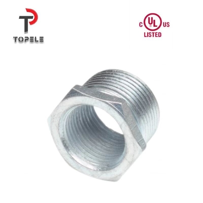 Redutor de tubos metálicos elétricos com rosca métrica SS304 SS316