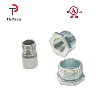 Redutor de tubos metálicos elétricos com rosca métrica SS304 SS316