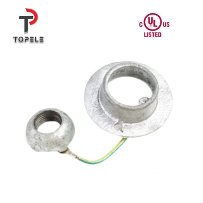 BS4568 Esfera maleável galvanizada mergulhada a quente com cobertura de tomada