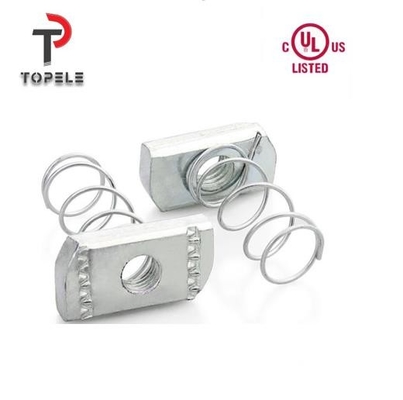 M6 M8 M10 M12 Unistrut Canal Galvanizado de aço revestido de zinco