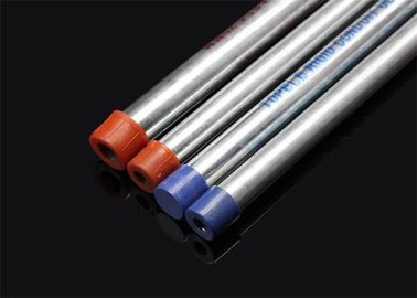 BS 4568 / BS 31 Tubo de condução de metal galvanizado a quente com extremidades e tampas parafusadas